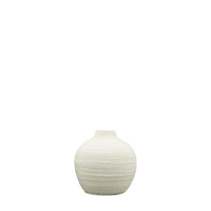 Ceramic Vase - Small - White