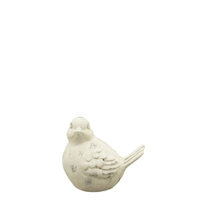 Bird Ornament - Medium - Off White
