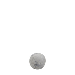 Decorative Ball - Small - Distressed Light Grey 9cm