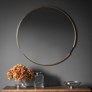 Fitzroy Round Mirror - Gold - Ø80cm