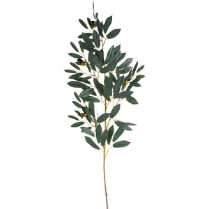 Large Artificial Dark Green Olive Branch