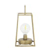 Fauve Battery Operated Glass LED Table lamp - Medium - Antique Bronze