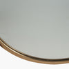 Gold Metal Round Wall Mirror - Ø60cm