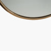 Gold Metal Round Wall Mirror - Ø60cm