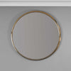 Gold Metal Round Wall Mirror - Ø60cm
