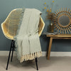 Jasper Herringbone Throw - Marine