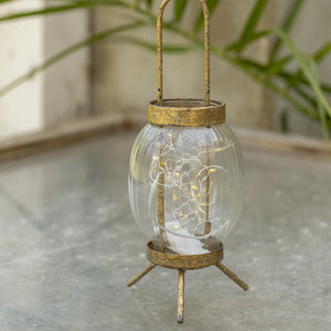 Glass Lantern Vintage Globe 