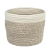 Small Cotton White/Natural Oakley Basket