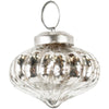 Small Antique Silver Christmas Decoration - 4cm